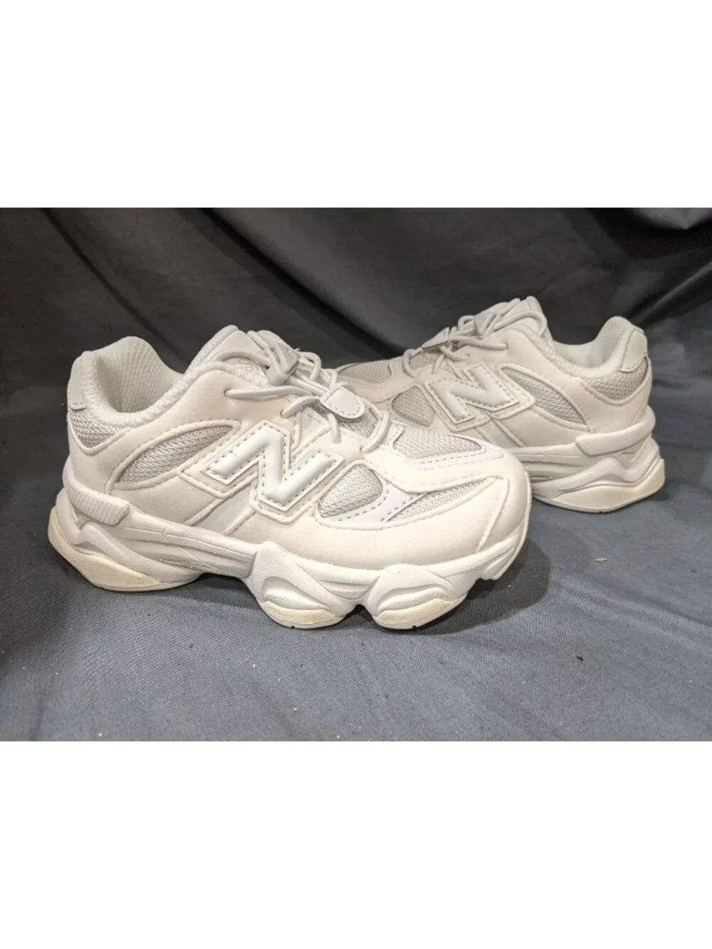 New Balance Toddler's 9060 (TD) Sneakers Slip On Grey/Grey Size 10 NEW NO BOX!
